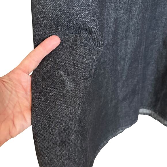 Koos of Course Charcoal Denim Jumper Dress Sz Medium Boho Art to Wear - Picture 8 of 11